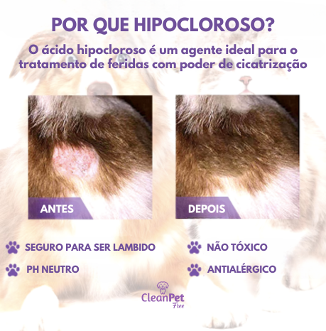 Spray Antibacteriano para Coceira na Pele - Alivia Coceira Instantaneamente - Sem Álcool para Cães e Gatos