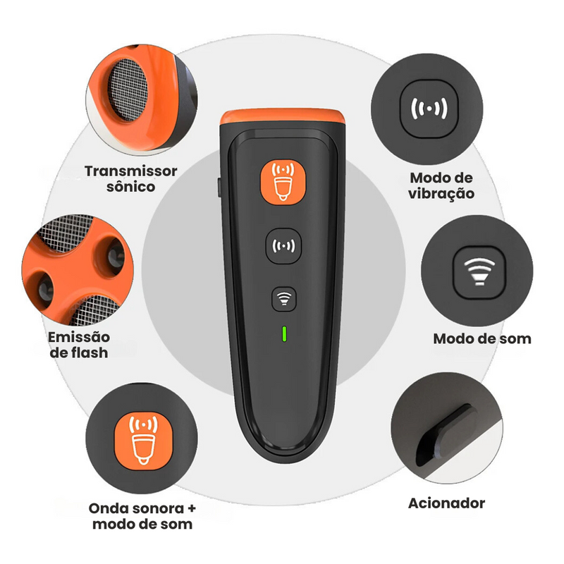 Apito de Treinamento Ultrassônico Dispositivo Contra Ataques de Cães