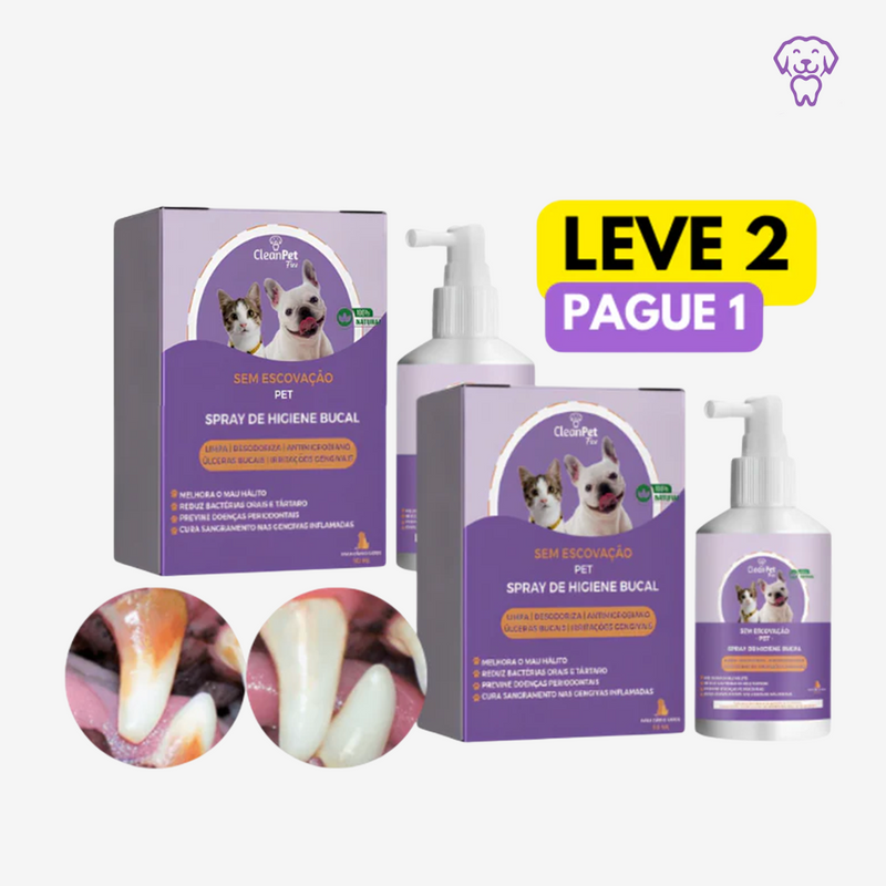 Spray de limpeza bucal - anti tártaro e mau hálito - Leve 2 pague 1 - Oferta Especial