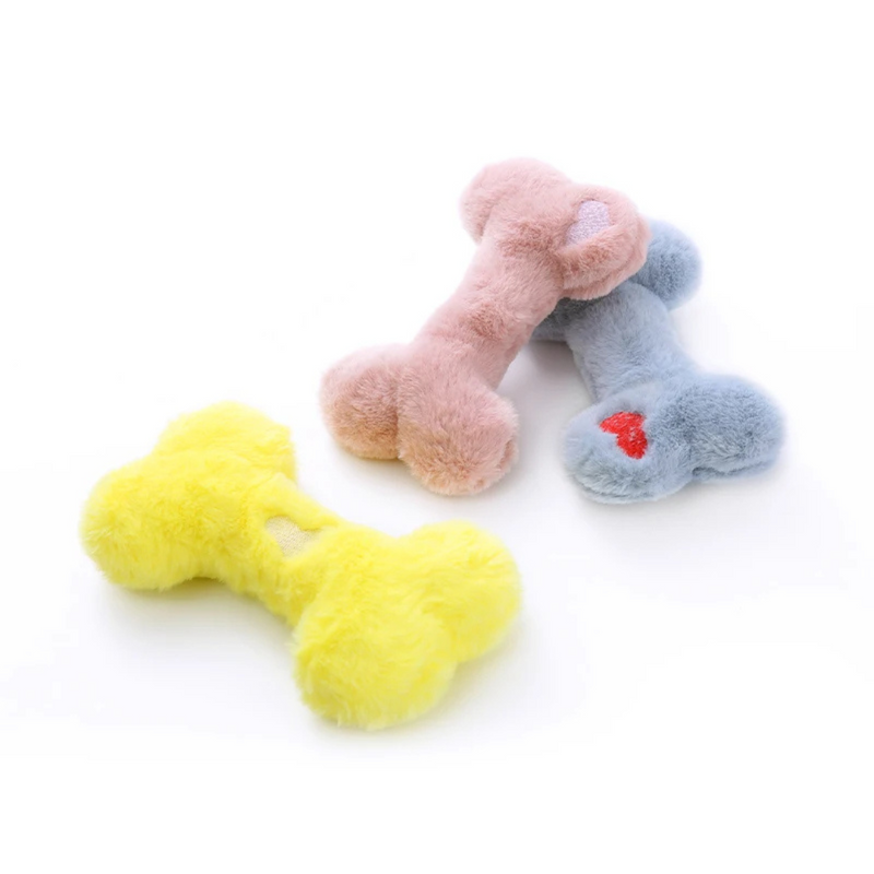 Pelúcia Ossinho Pet Brinquedo para Cachorros