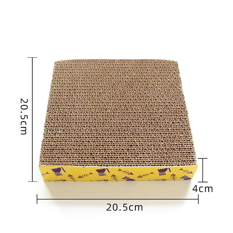 Brinquedo Arranhador Scratching Board Tábua Rampa Ondulada para Gatos