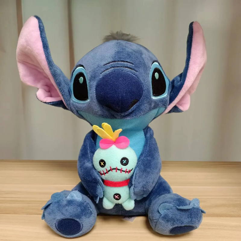 Brinquedo Pelúcia Stitch com Xepa Scrump