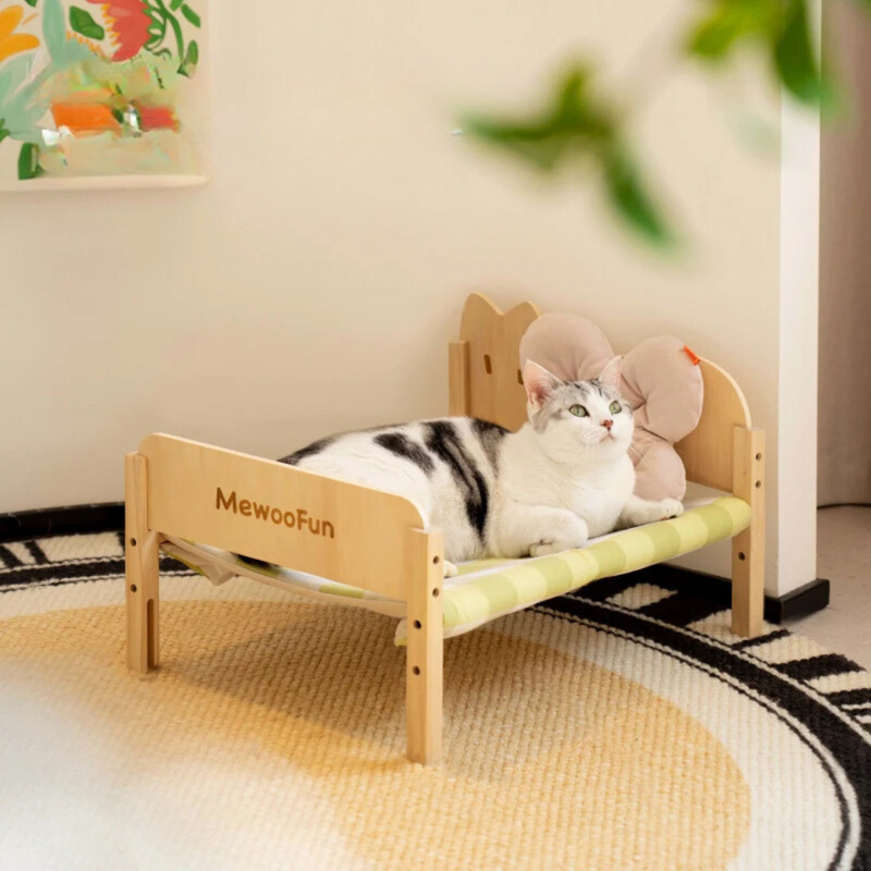 Cama Beliche Pet Madeira para Gatos