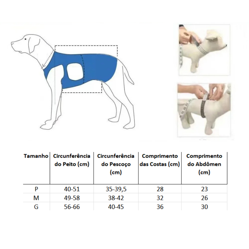 Arnês Suporte Sling para Auxilio Caminhada de Cachorros com Deficiência Dificuldade de Andar