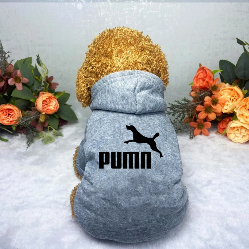 Roupinha Pet Moleton com Capuz Puma