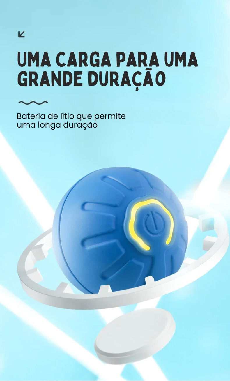 Bolinha Pet Inteligente Interativa Revestida de Silicone