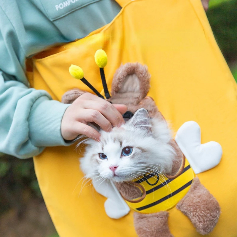 Bolsa Abelhinha Pet Bag para Transporte de Cães e Gatos