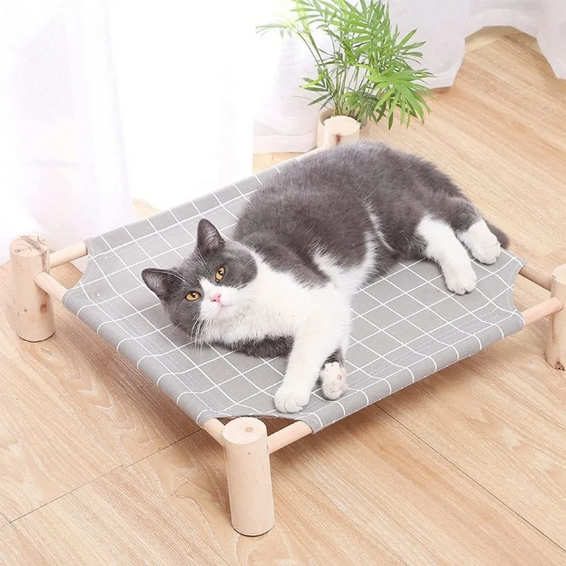 Cama Rede Elevada Suspensa para Gatos