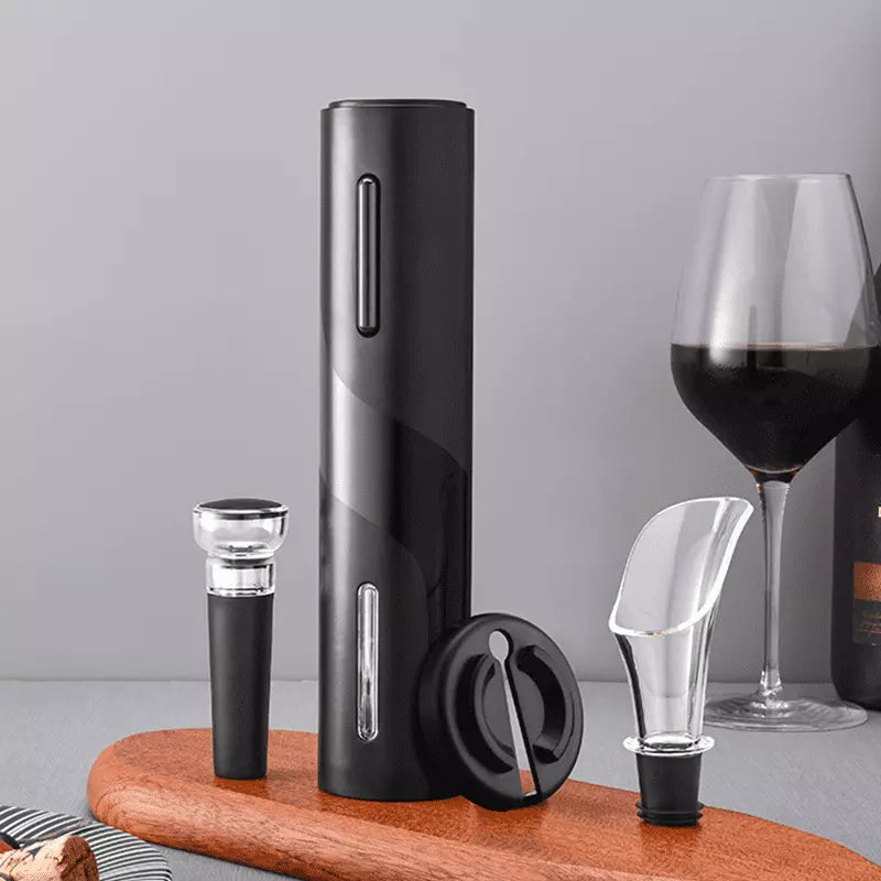 Abridor de Vinho Elétrico Recarregável Kit de Vinho Polihousi