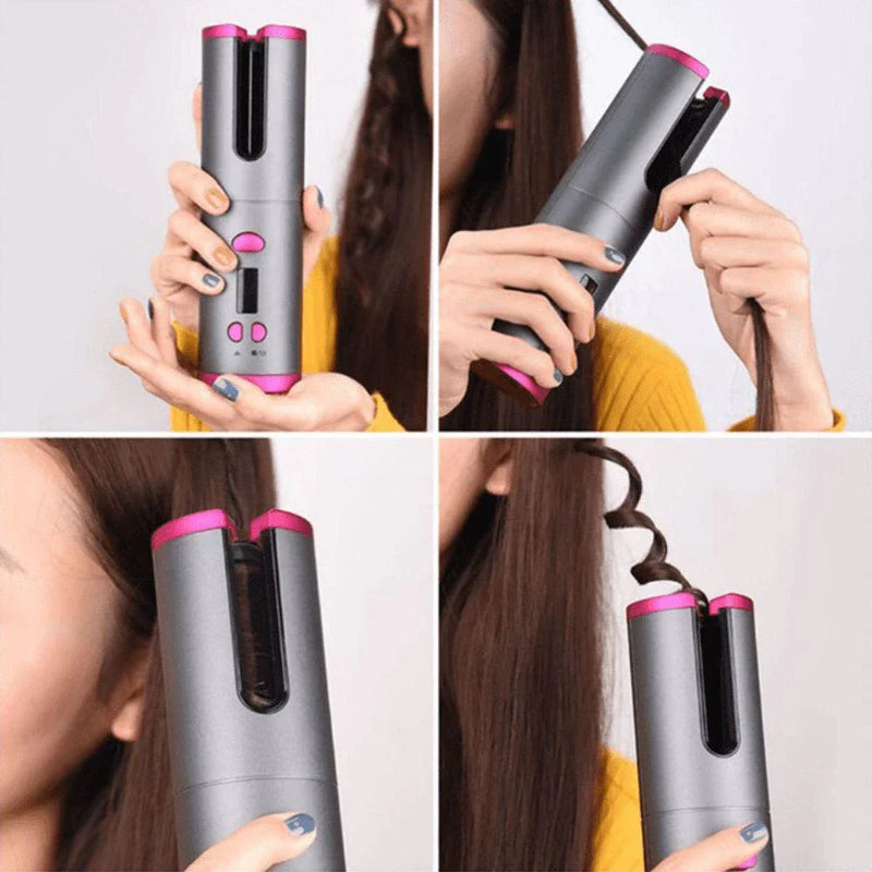 Portable Curler | Cachos Livres Ondas Perfeitas, Liberdade Total!