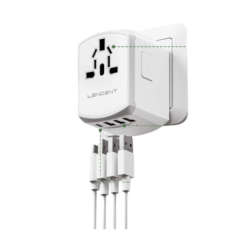 Adaptador Universal Premium Lencent Branco