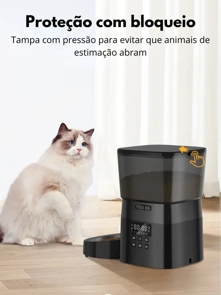 Alimentador Automático para Pets 2L - Rojeco