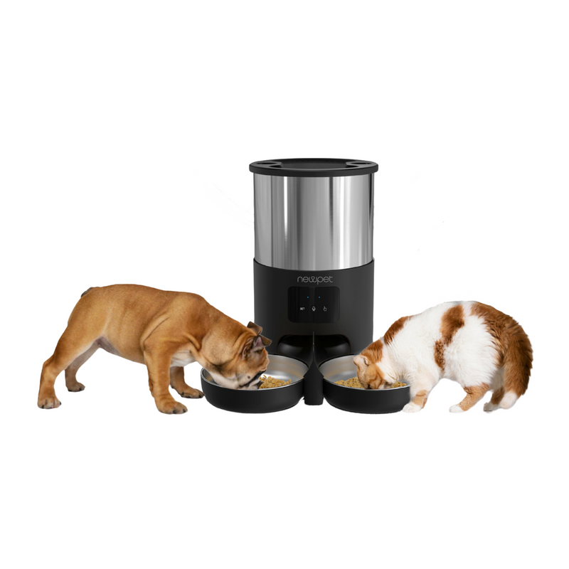 Alimentador Newpet Smart Black Dual