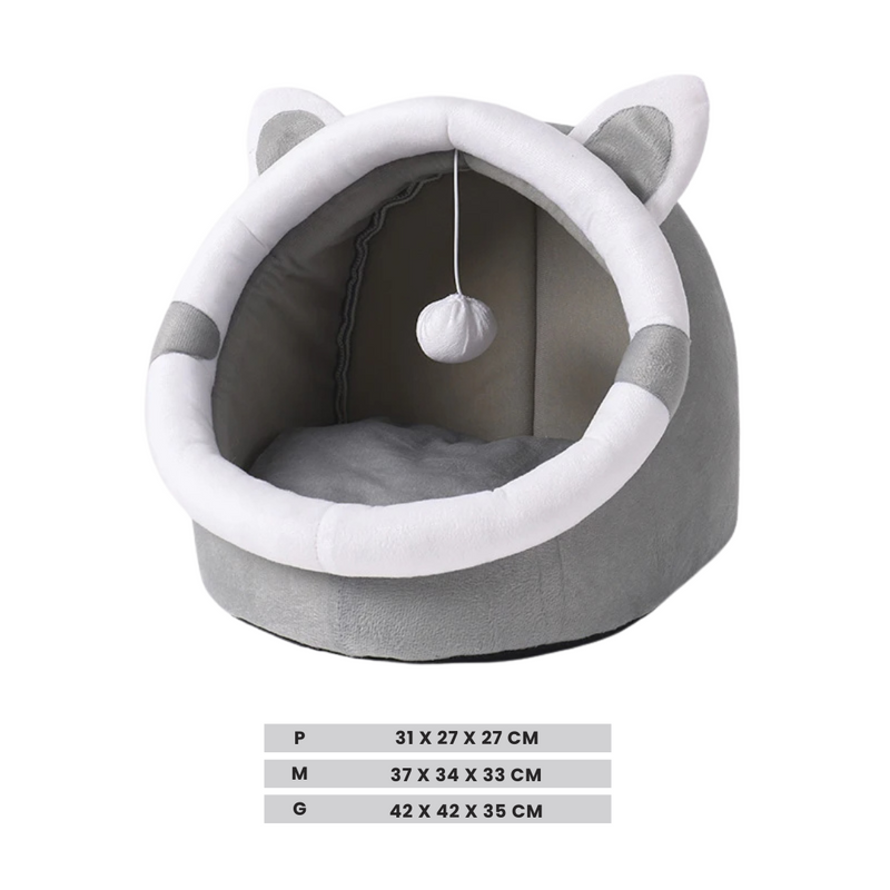 Cama Iglu Acolchoada  para Gatos