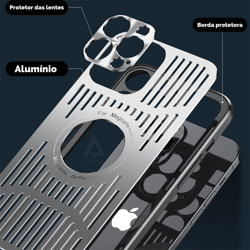 Case iPhone Alumínio Protect MagSafe