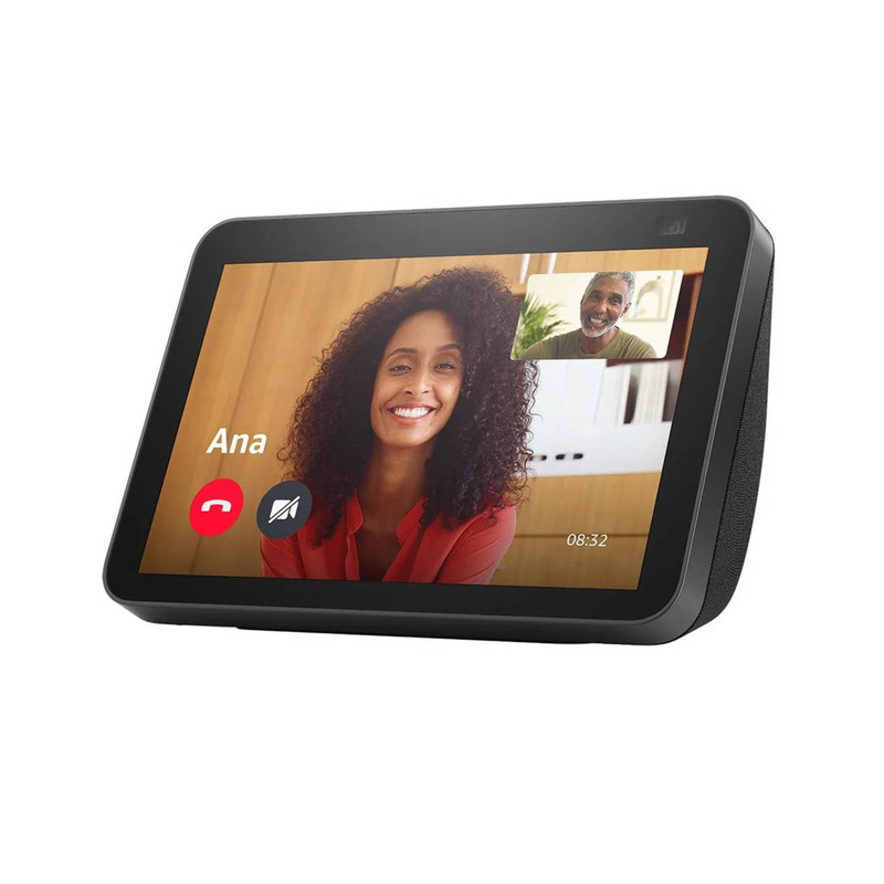 Amazon Echo Show 8 com Alexa - Tela Inteligente de 8" Charcoal (2 Geração)