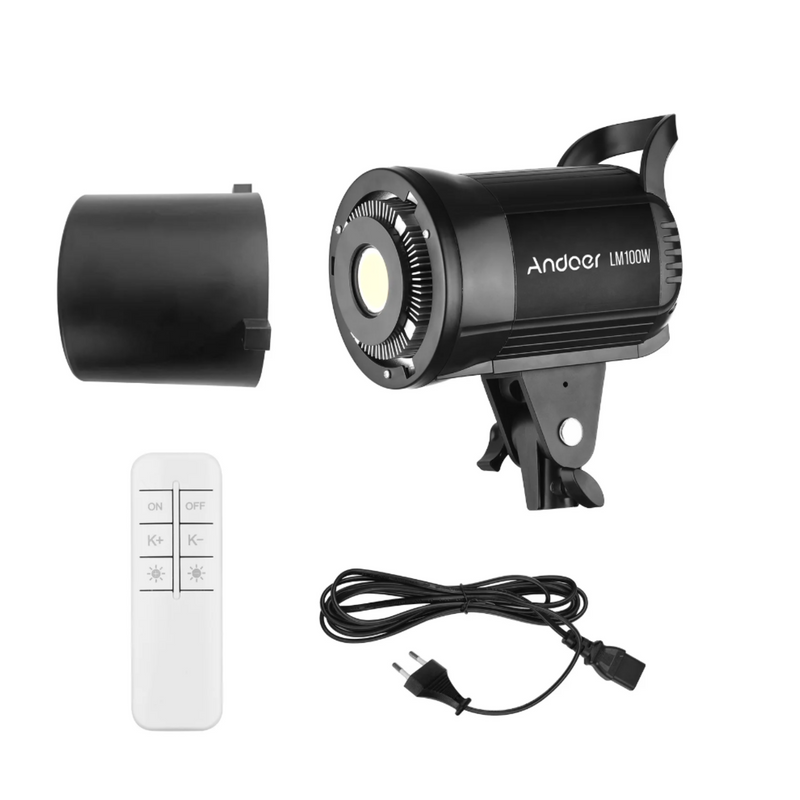 Andoer LM100W Studio LED Video Light 5600K