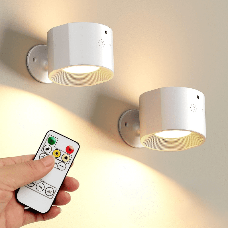 Arandela de Parede Interna LED Bifocal Sem Fio Polihousi