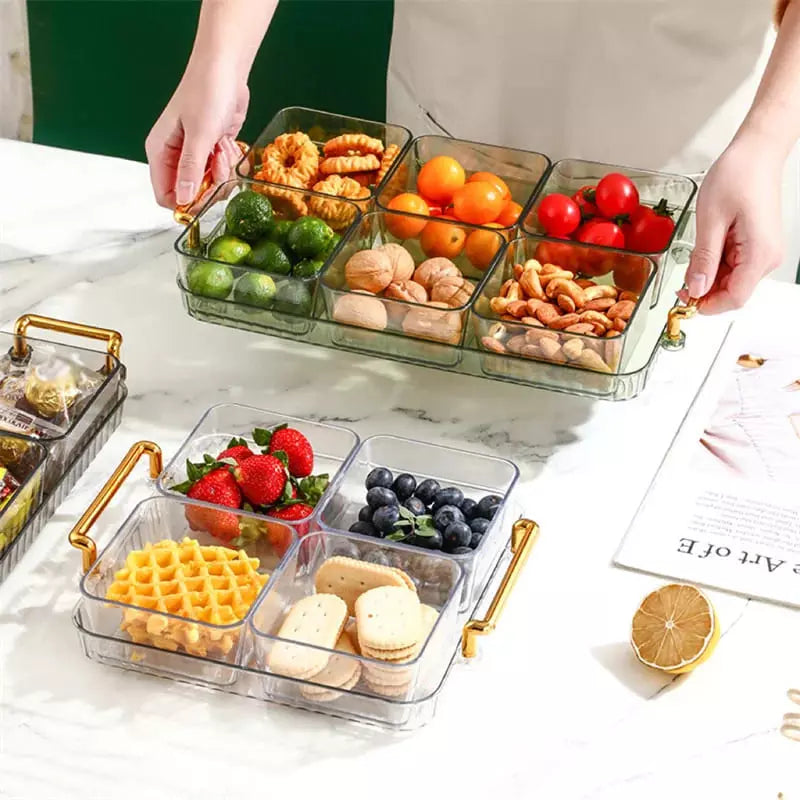 Bandeja de Lanche Multifuncional com Potes de Armazenamento Polihousi