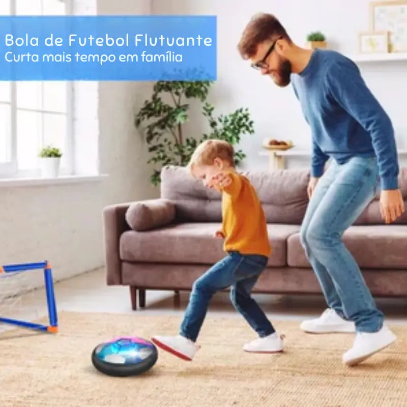 Bola de Futebol Flutuante Com LED Brinquedo Infantil - FlutuBol