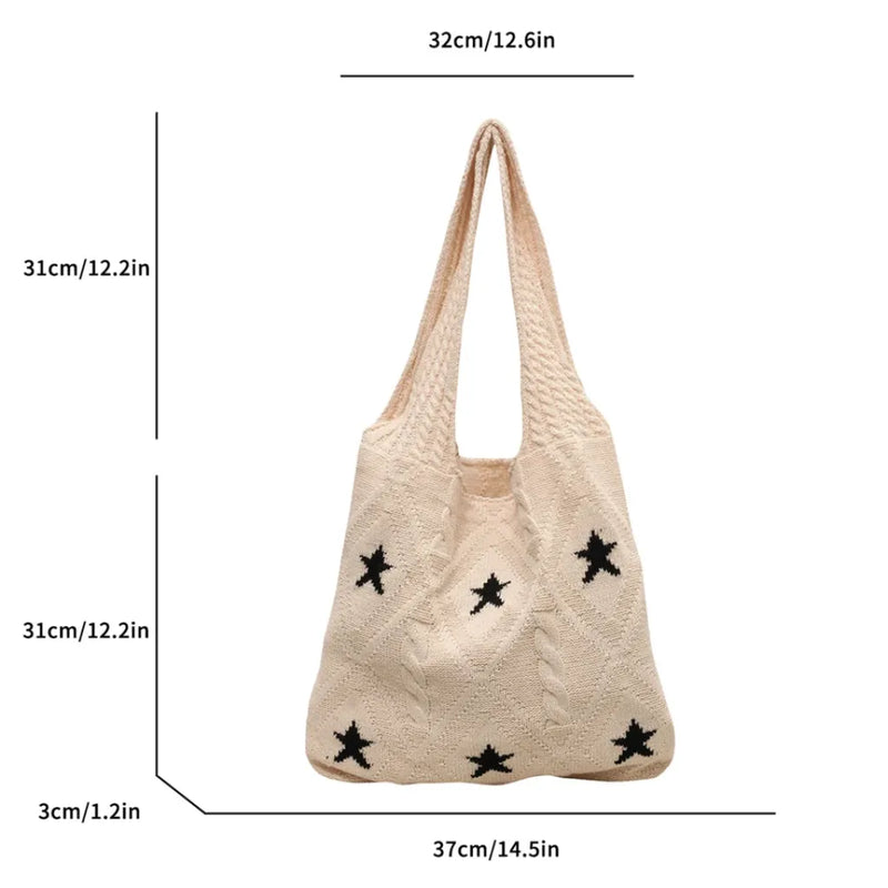 Bolsa Feminina Crochê Star