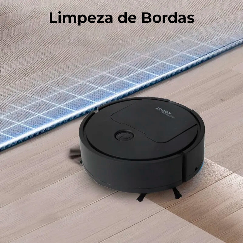 Mini Robô Aspirador de Pó Inteligente Sweeping Robot