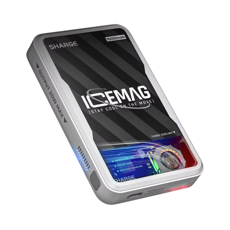 Carregador ICEMAG SHARGE-GaN 20W Inteligente 10000mAh