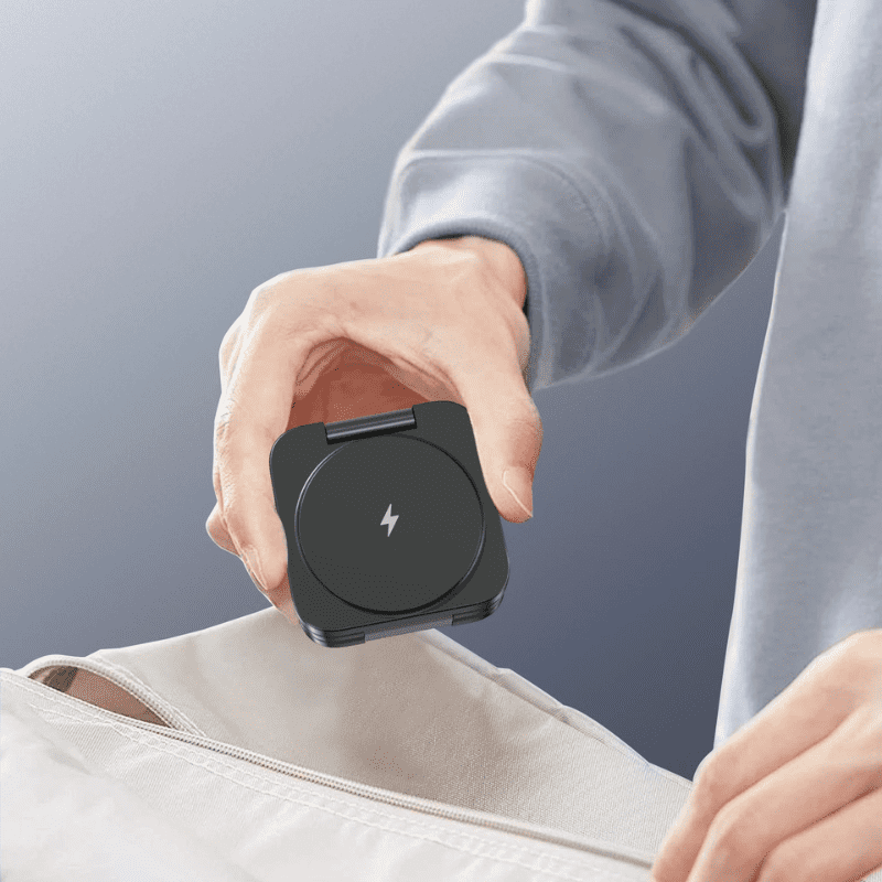 Carregador Iphone Indução Suporte Apple Watch Airpods Polihousi