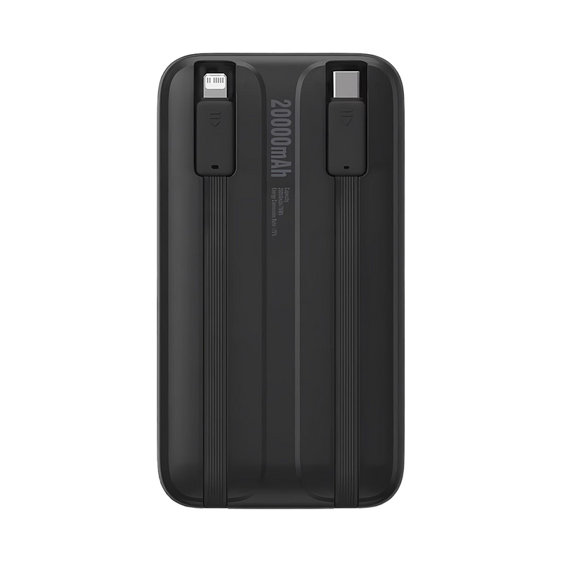 Carregador Portatil Baseus Comet LCD 22,5 W 20.000 Mah USB-A + USB-C - Preto