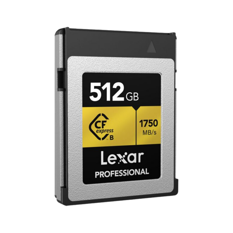 Cartão de Memória Cfexpress Tipo B Lexar Professional Gold Series 1750-1000 MBs 512 GB