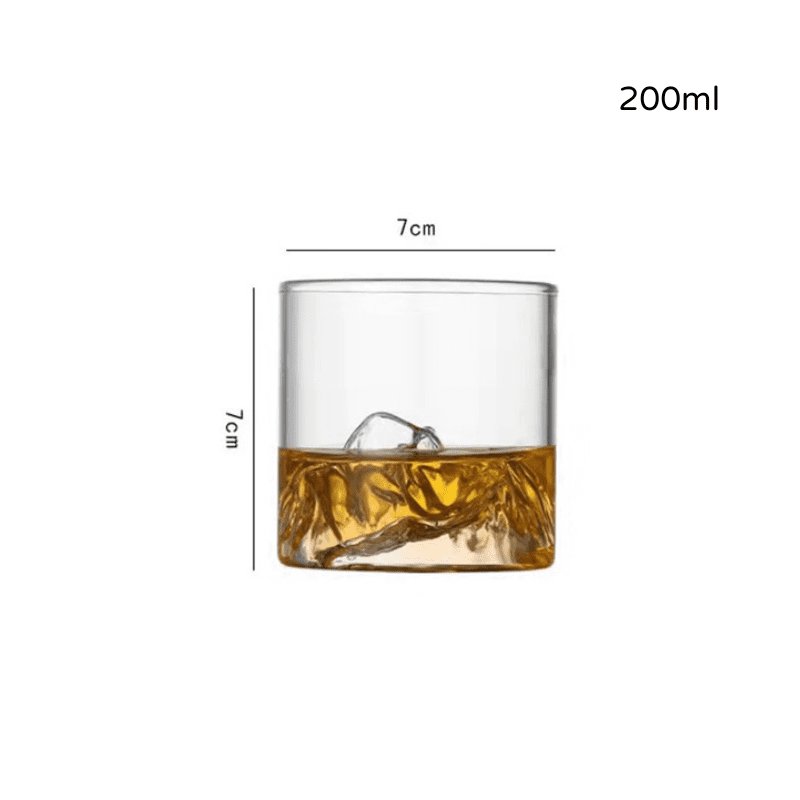 Copo de Whisky Cristal Drinks Iceberg Bar em Casa Polihousi