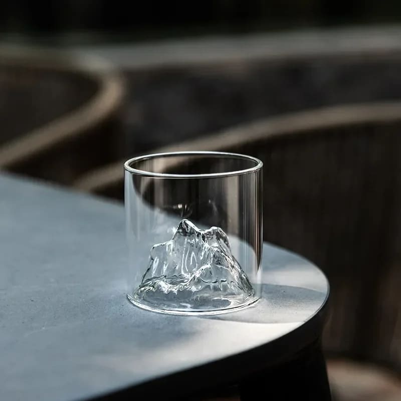 Copo de Whisky Cristal Drinks Iceberg Bar em Casa Polihousi