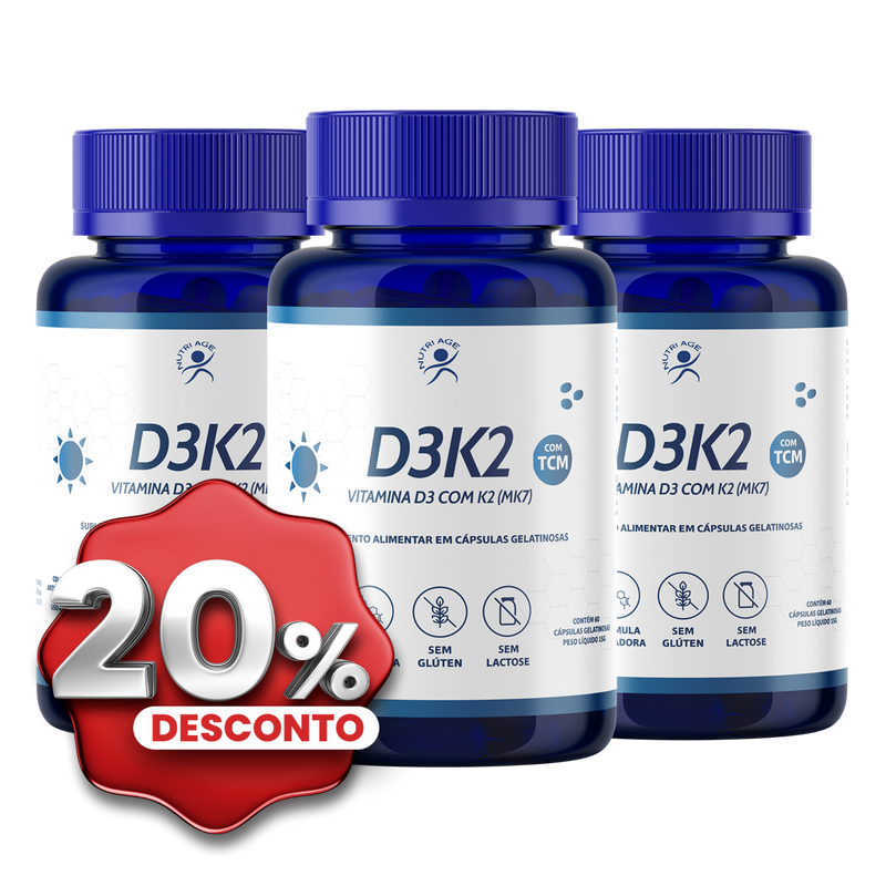 VITAMINA D3+K2 3 POTES