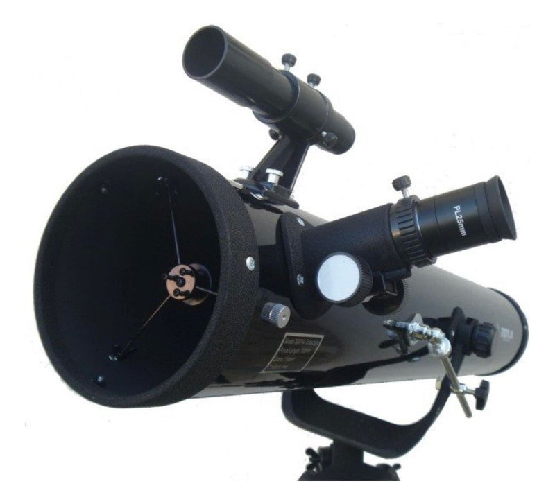 Telescopio Toya Skyview 114mm Oculares Plossl Profissional Cor Preto