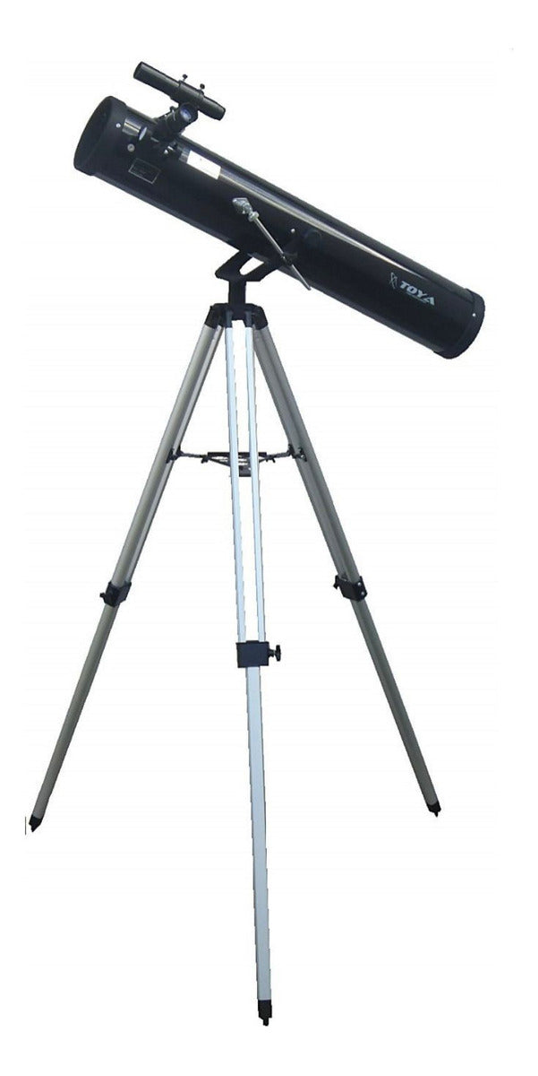 Telescopio Toya Skyview 114mm Oculares Plossl Profissional Cor Preto