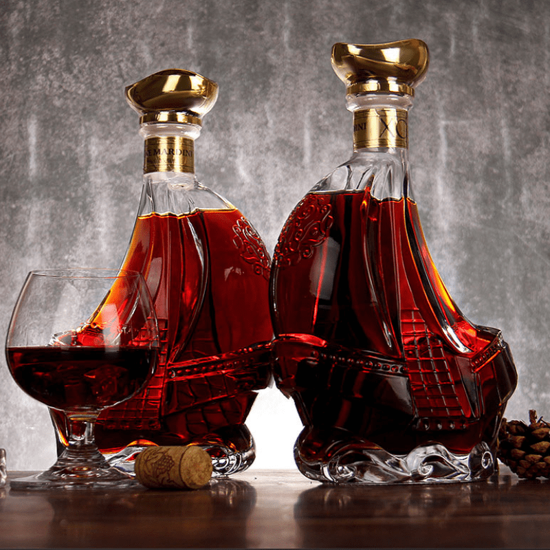 Decanter de Vinho Whisky Vidro Caravela Bar em Casa Polihousi