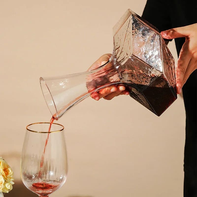 Decanter de Vinho Whisky Vidro Criativo Bar em Casa Polihousi