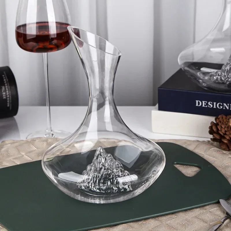 Decanter de Vinho e Whisky Vidro Iceberg Home Bar Polihousi