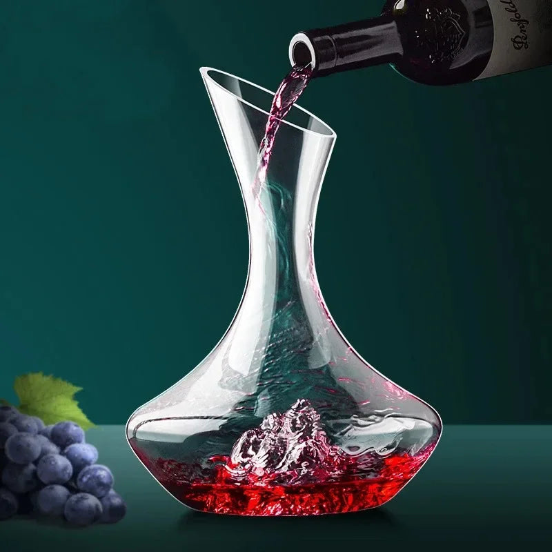 Decanter de Vinho e Whisky Vidro Iceberg Home Bar Polihousi