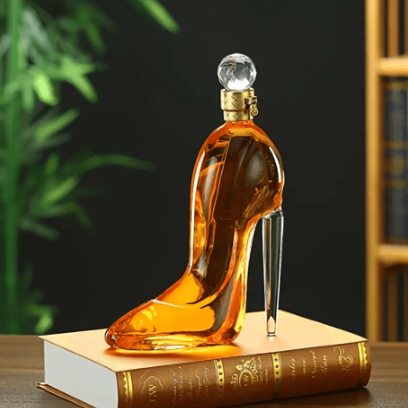 Decanter de Vinho e Whisky Vidro Sapato Bar em Casa Polihousi