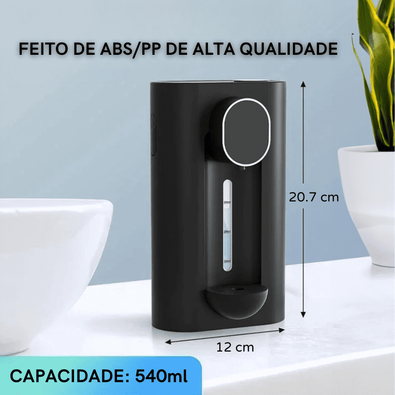 Dispenser Enxaguante Bucal Automático USB Recarregável Polihousi