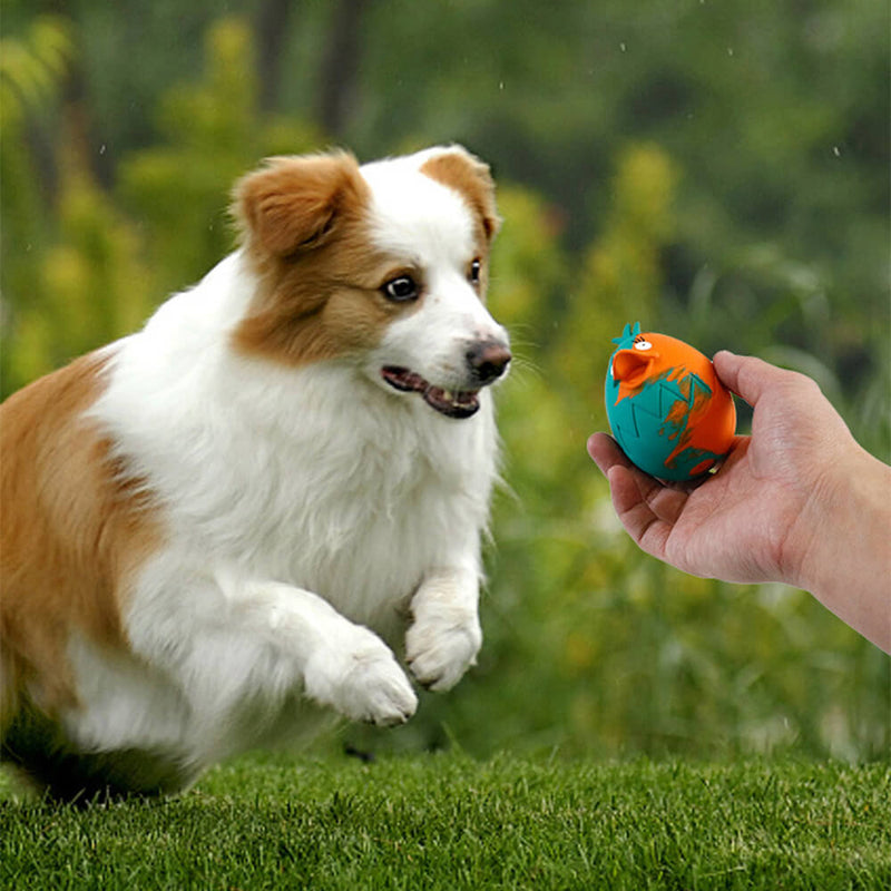 Brinquedo de borracha de ovo de Páscoa para cães – Brinquedo de mastigar divertido e durável