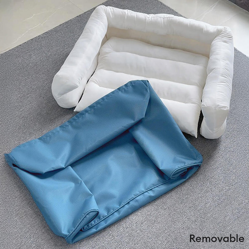 Sofá-cama para Cães com Almofada Removível e Lavável Oxford Impermeável