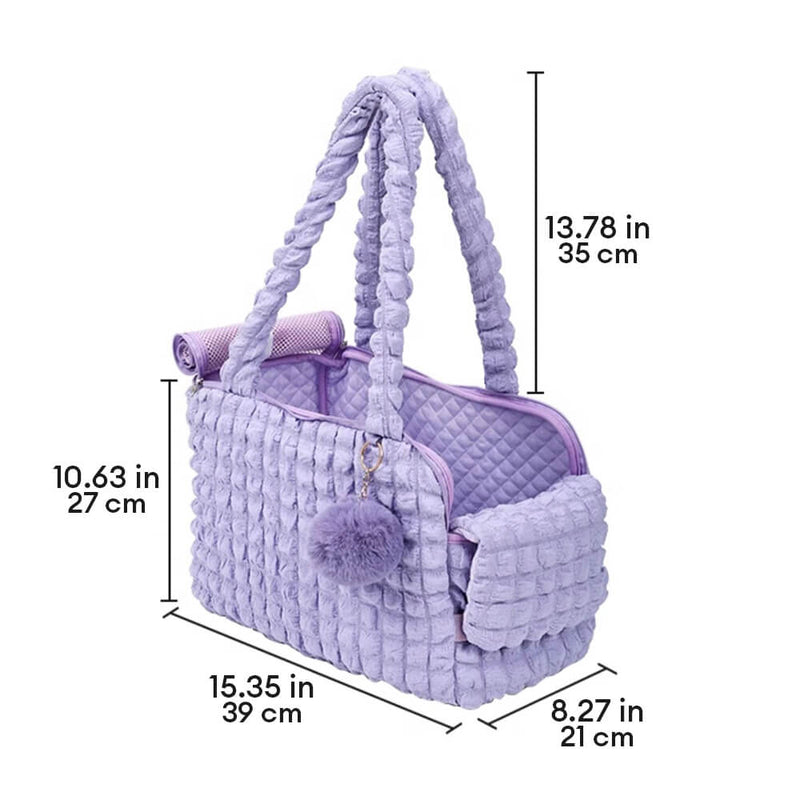 Trendy Cozy Leve Respirável Destacável Pet Carrier Bolsa de Ombro