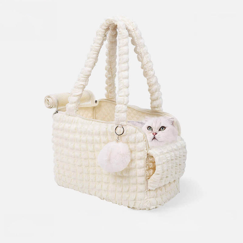 Trendy Cozy Leve Respirável Destacável Pet Carrier Bolsa de Ombro