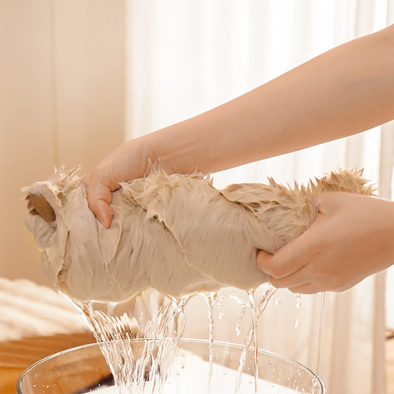 Tapete para cães e gatos com estampa de ondas, ultramacio, pele de coelho sintética, com travesseiro para animais de estimação