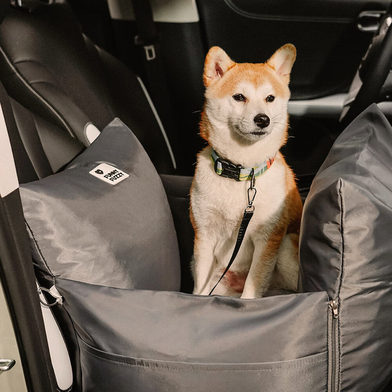 Cama Impermeável para Assento de Carro para Animais de Estimação - Primeira Classe