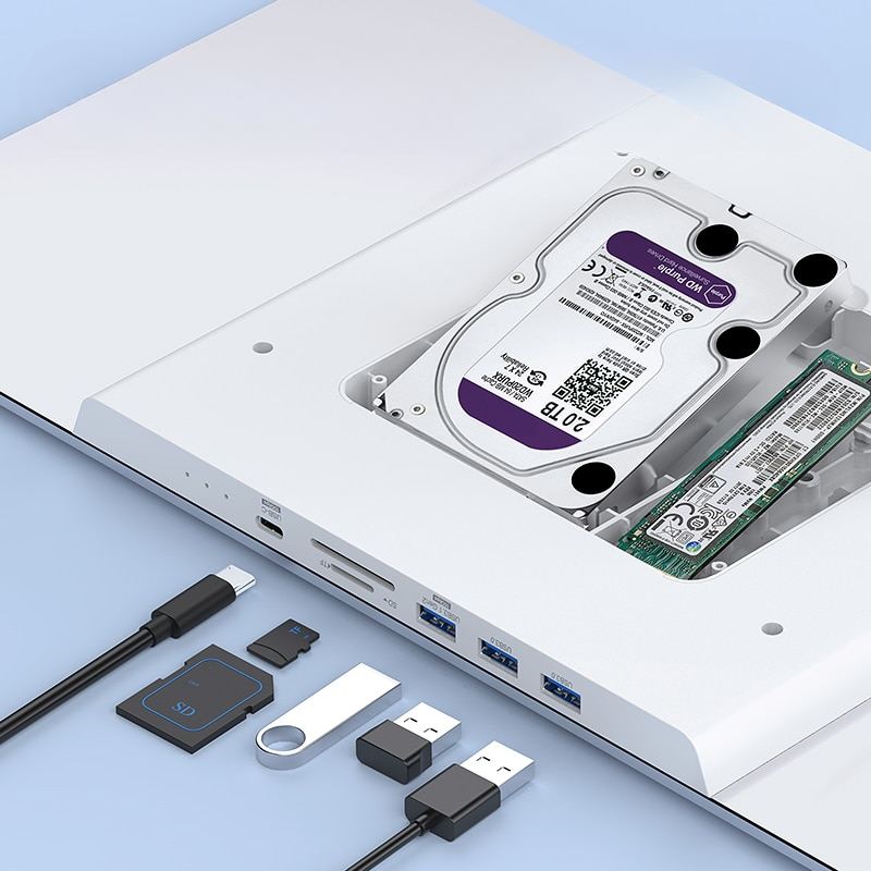 Suporte de Monitor com Hub 3 em 1 - Hagilis