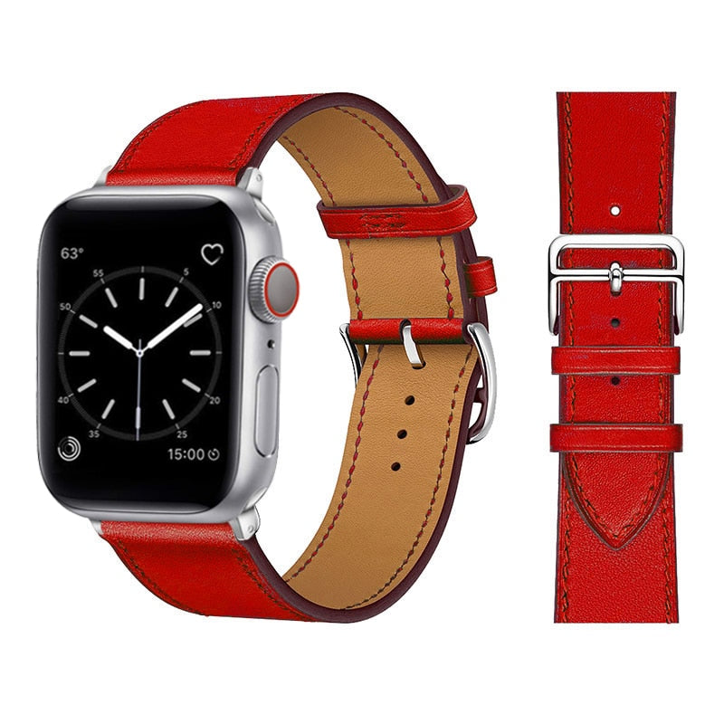 Pulseira Apple Watch Couro