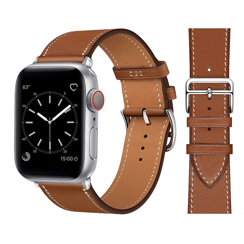 Pulseira Apple Watch Couro